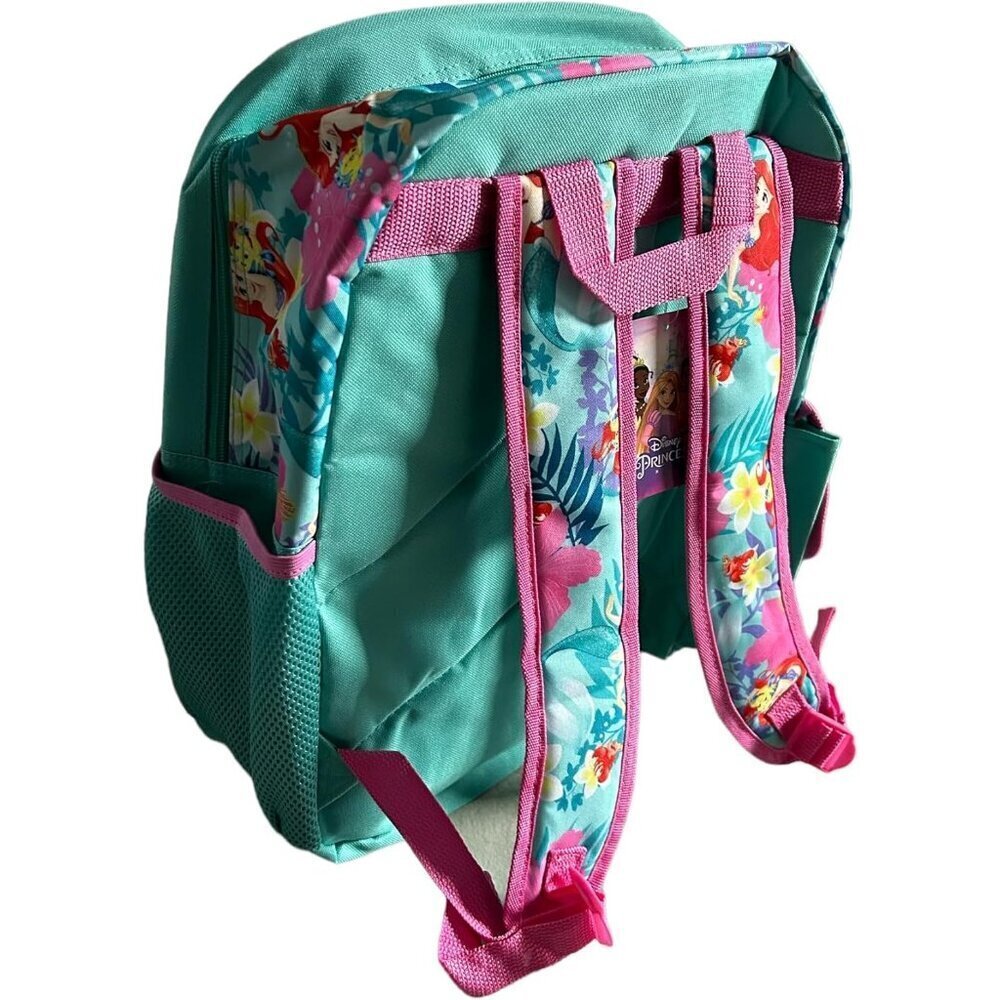 🆕 Disney The Little Mermaid Green Kids 16 inch School Backpack - Picture 5 of 6